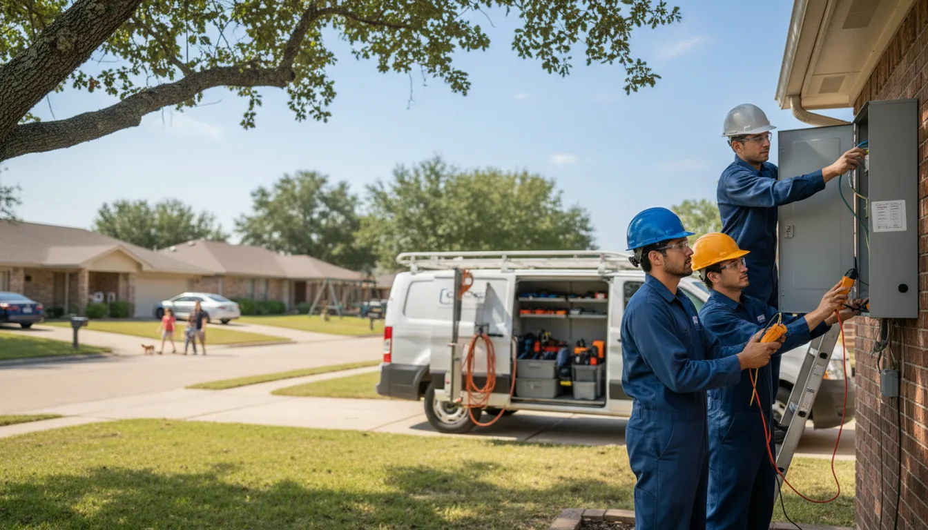 Certified electrician providing emergency electrical services in York, AL